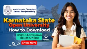 Karnataka State Open University hall ticket download