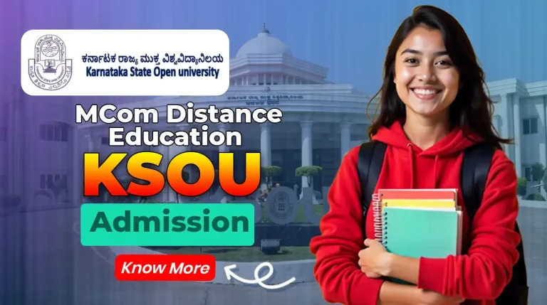 mcom distance education ksou