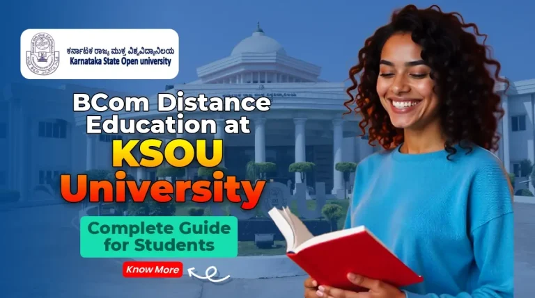KSOU BCom Distance Education