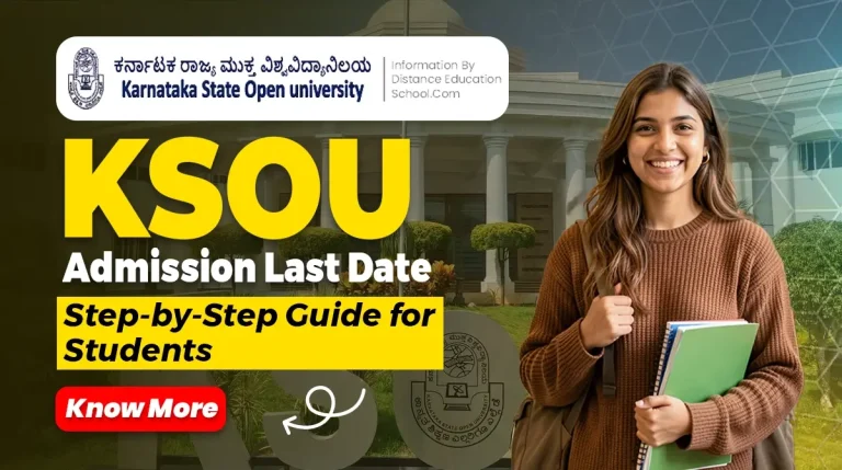 KSOU Admission Last Date