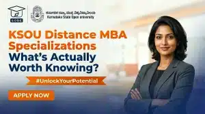 KSOU Distance MBA Specializations