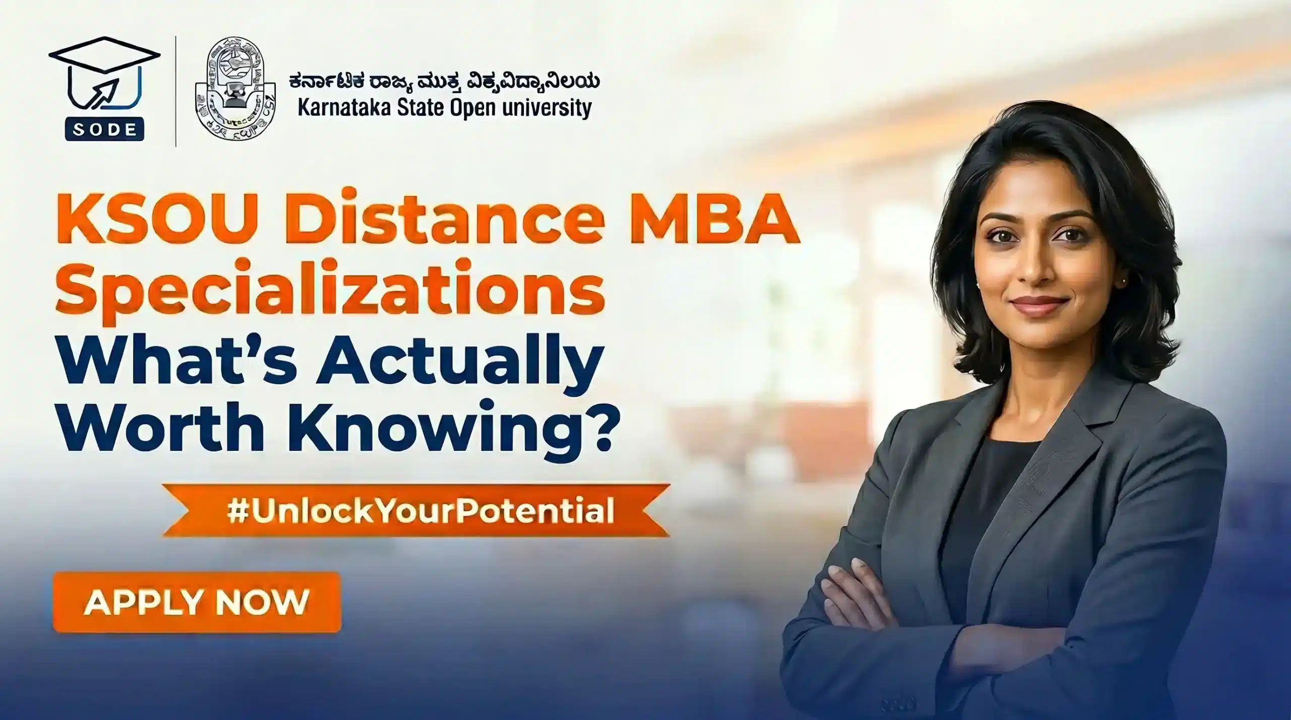 KSOU Distance MBA Specializations