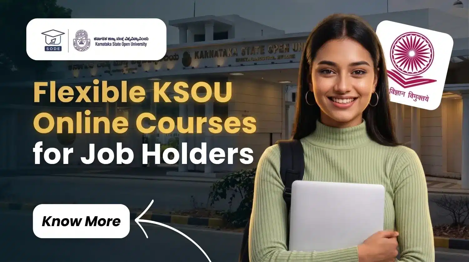 Flexible KSOU Online Courses for Job Holders
